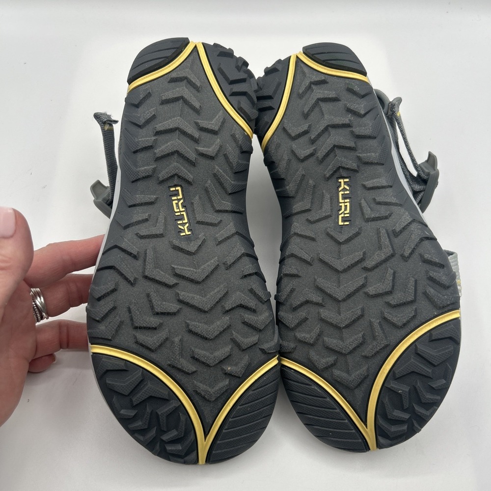 NEW Kuru Women's Current Sandal, Gray, Soft Yellow,Walking,Hiking, SZ: 8 M, NWOB - Picture 8 of 15